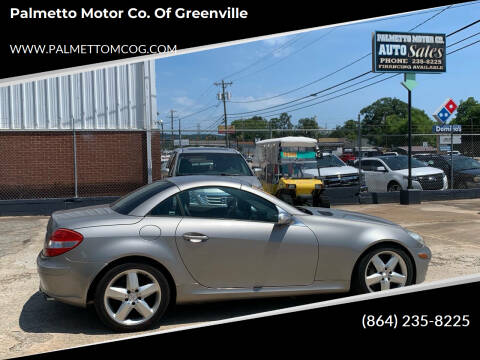 2005 Mercedes-Benz SLK for sale at Palmetto Motor Co. of Greenville in Greenville SC