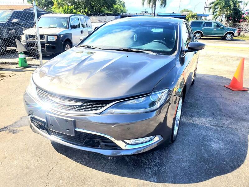 2015 Chrysler 200 for sale at A Group Auto Brokers LLc in Opa-Locka FL