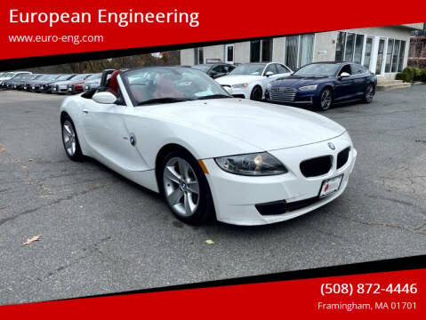 2007 BMW Z4 for sale at European Engineering in Framingham MA