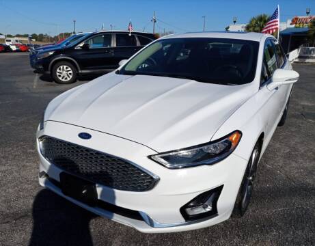 2019 Ford Fusion for sale at Sun Coast City Auto Sales in Mobile AL