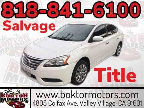 2014 Nissan Sentra for sale at Boktor Motors in North Hollywood CA