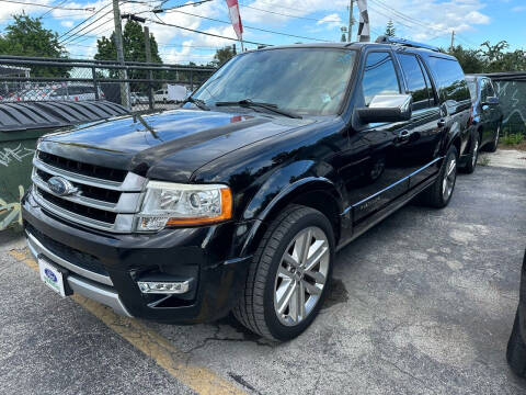 2017 Ford Expedition EL for sale at America Auto Wholesale Inc in Miami FL