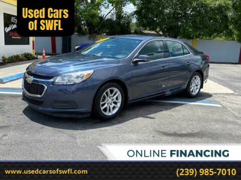 2015 Chevrolet Malibu for sale at Used Cars of SWFL in Fort Myers FL