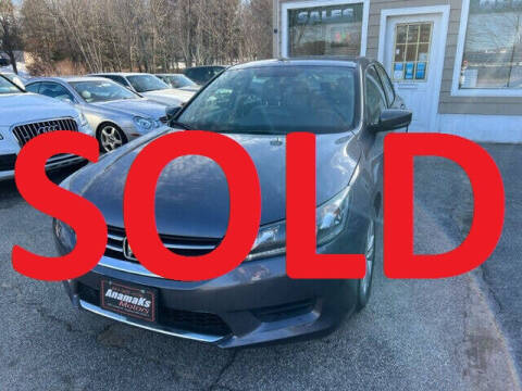 2014 Honda Accord for sale at Anamaks Motors LLC in Hudson NH