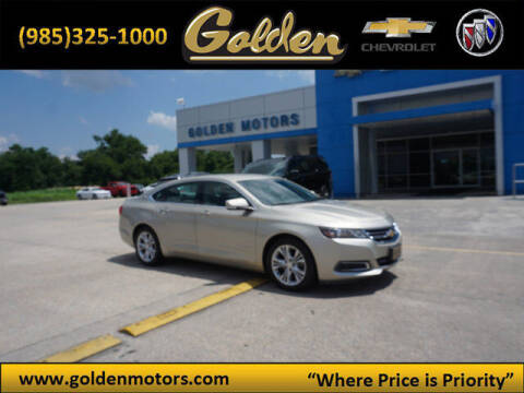 2014 Chevrolet Impala for sale at GOLDEN MOTORS in Cut Off LA