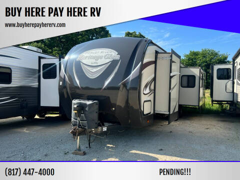 2015 Forest River Heritage Glen 299RE for sale at BUY HERE PAY HERE RV in Burleson TX