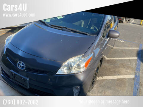 2014 Toyota Prius for sale at Cars4U in Escondido CA