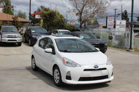 2012 Toyota Prius c for sale at August Auto in El Cajon CA