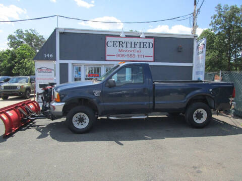 2001 Ford F-250 Super Duty for sale at CERTIFIED MOTORCAR LLC in Roselle Park NJ