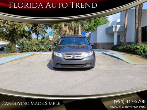 2012 Honda Odyssey for sale at Florida Auto Trend in Plantation FL