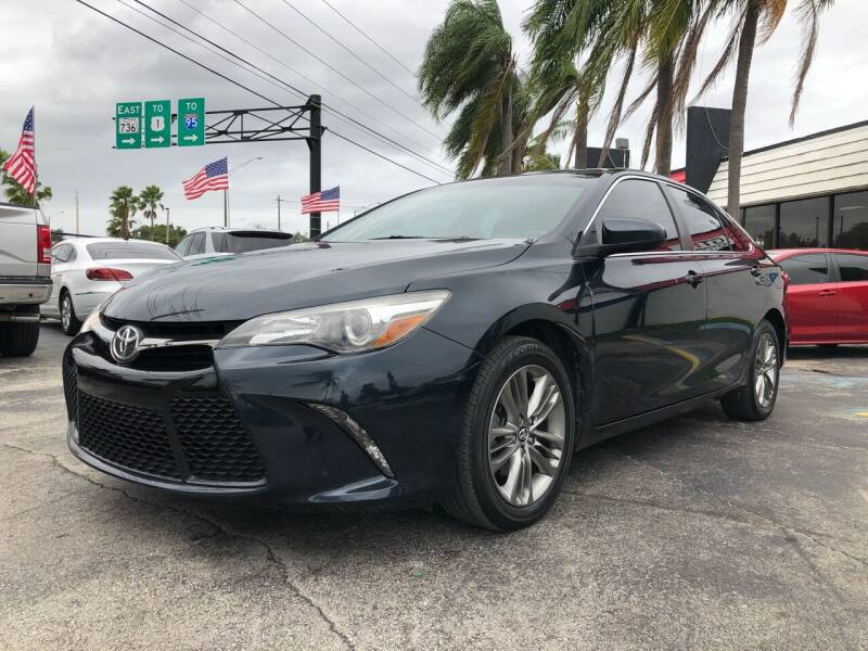 2015 Toyota Camry for sale at GTR MOTORS in Hollywood FL