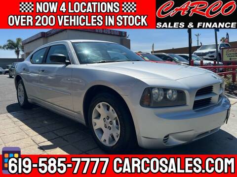 2007 Dodge Charger for sale at CARCO SALES & FINANCE #3 in Chula Vista CA