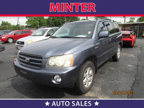 2003 Toyota Highlander for sale at Minter Auto Sales in South Houston TX