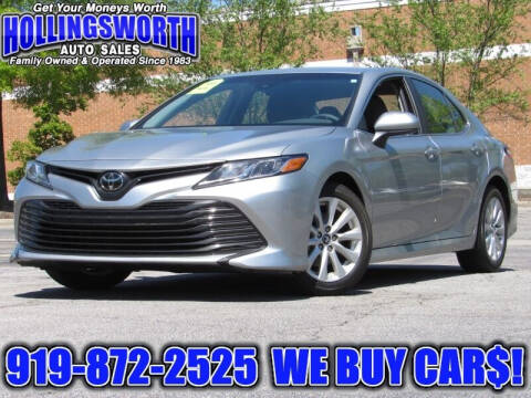 2018 Toyota Camry for sale at Hollingsworth Auto Sales in Raleigh NC