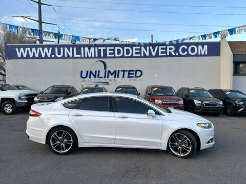 2016 Ford Fusion for sale at Unlimited Auto Sales in Denver CO