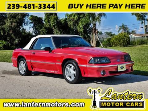 1991 Ford Mustang for sale at Lantern Motors Inc. in Fort Myers FL