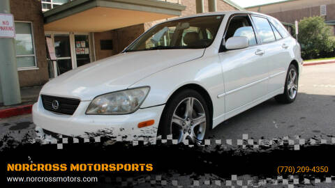 2002 Lexus IS 300 for sale at NORCROSS MOTORSPORTS in Norcross GA