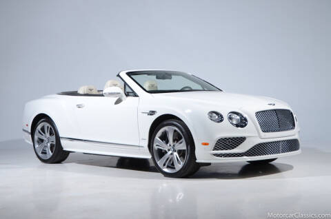 2016 Bentley Continental for sale at Motorcar Classics in Farmingdale NY