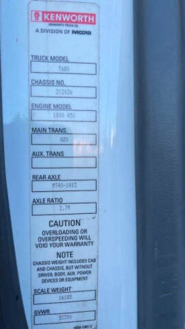 2018 Kenworth T680