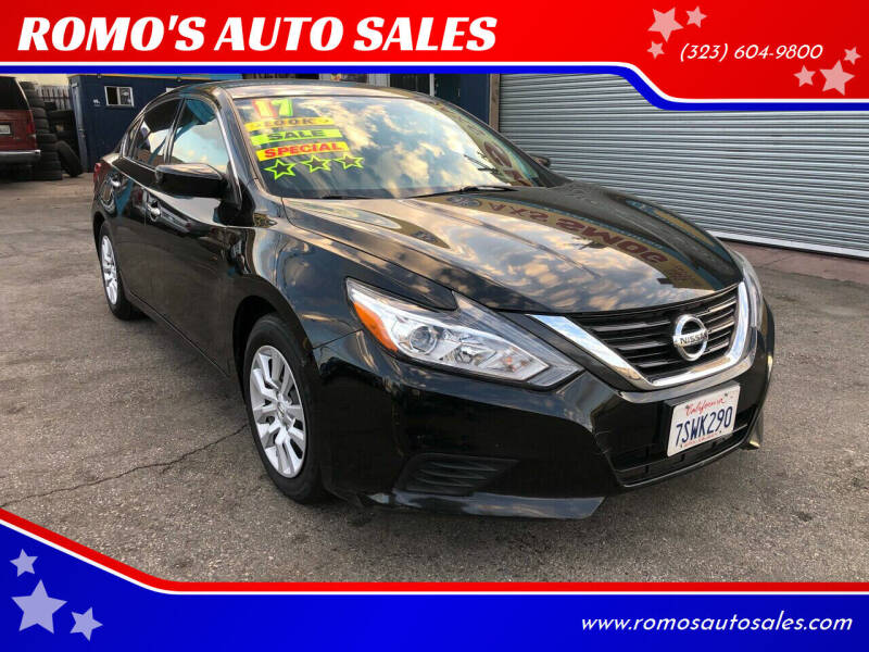 2017 Nissan Altima for sale at ROMO'S AUTO SALES in Los Angeles CA
