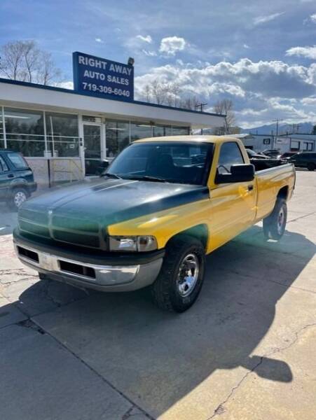2000 Dodge Ram Pickup 2500 for sale at Right Away Auto Sales in Colorado Springs CO