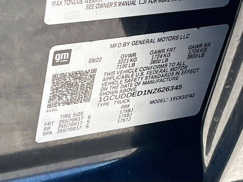 2022 Chevrolet Silverado 1500