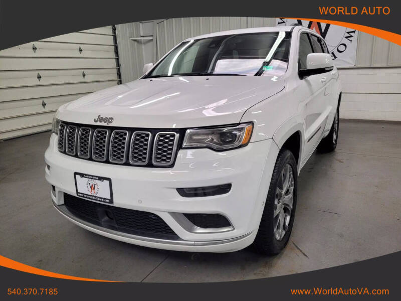 2021 Jeep Grand Cherokee for sale at World Auto in Fredericksburg VA