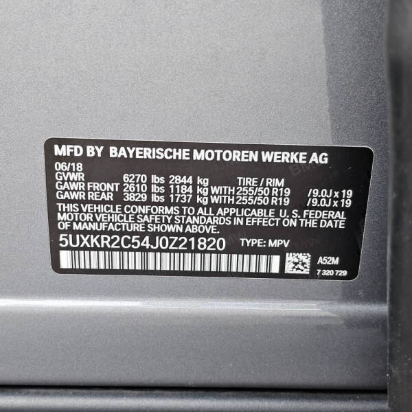 2018 BMW X5 sDrive35i