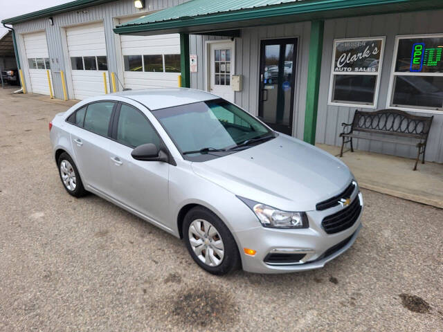 2015 Chevrolet Cruze for sale at Clarks Auto Sales Inc in Lakeview, MI