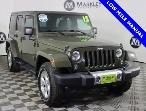 2015 Jeep Wrangler Unlimited for sale at Markley Motors in Fort Collins CO