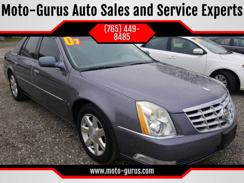 2007 Cadillac DTS for sale at Moto-Gurus Auto Sales and Service Experts in Lafayette IN