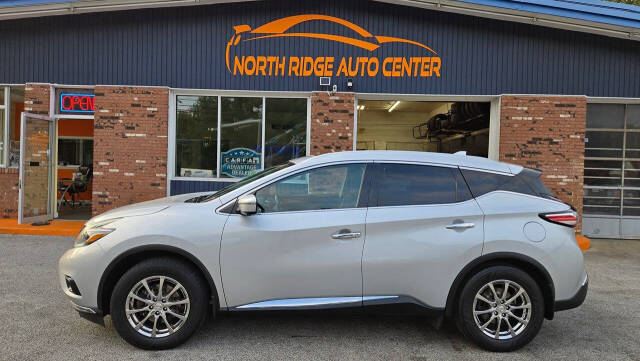 2018 Nissan Murano for sale at North Ridge Auto Center LLC in Madison, OH