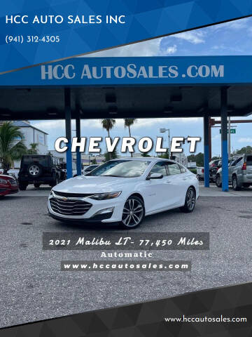 2021 Chevrolet Malibu for sale at HCC AUTO SALES INC in Sarasota FL