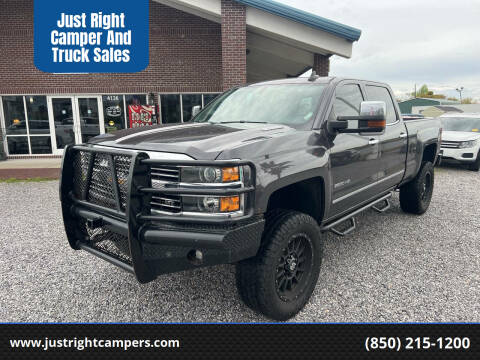 2016 Chevrolet Silverado 2500HD for sale at Just Right Camper And Truck Sales in Panama City FL