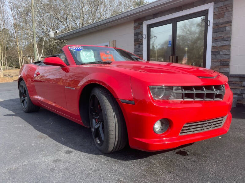 2012 Chevrolet Camaro for sale at SELECT MOTOR CARS INC in Gainesville GA