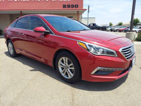 2015 Hyundai Sonata for sale at Credit World Auto Sales in Fresno CA