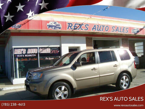 2010 Honda Pilot for sale at Rex's Auto Sales in Junction City KS