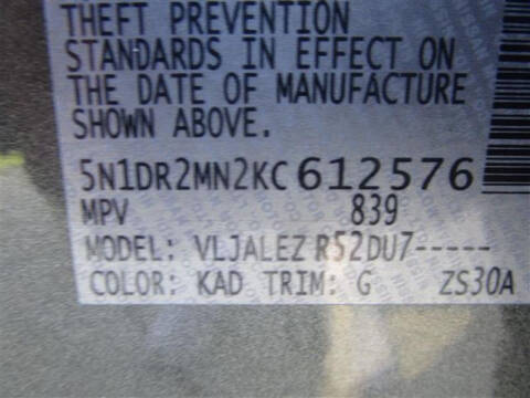 2019 Nissan Pathfinder SV