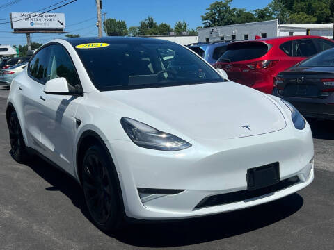 2021 Tesla Model Y for sale at MetroWest Auto Sales in Worcester MA