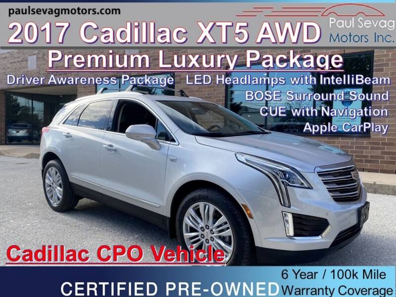 2017 Cadillac XT5 for sale at Paul Sevag Motors Inc in West Chester PA