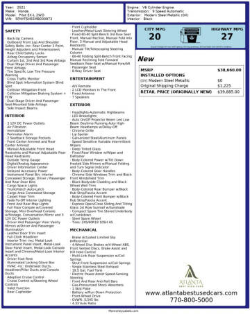 2021 Honda Pilot EX-L