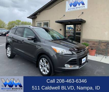 2016 Ford Escape for sale at Western Mountain Bus & Auto Sales in Nampa ID
