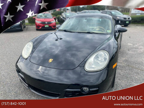 2008 Porsche Cayman for sale at Auto Union LLC in Virginia Beach VA