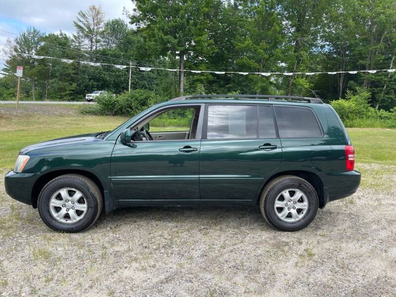 2002 Toyota Highlander for sale at Hart's Classics Inc in Oxford ME