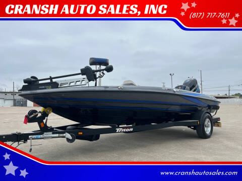 2018 Triton 189 TRX for sale at CRANSH AUTO SALES, INC in Arlington TX