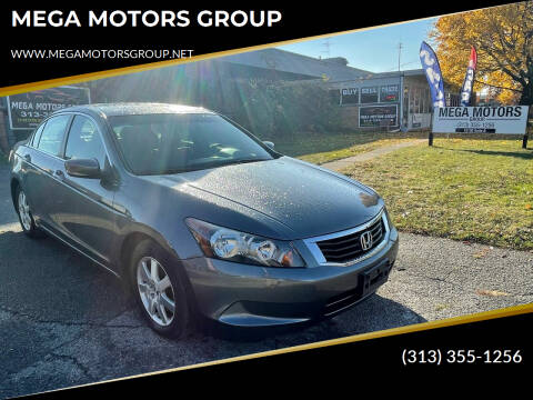 2010 Honda Accord for sale at MEGA MOTORS GROUP in Redford MI