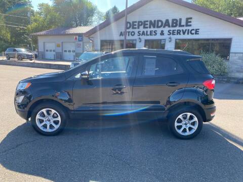 2019 Ford EcoSport for sale at Dependable Auto Sales and Service in Binghamton NY