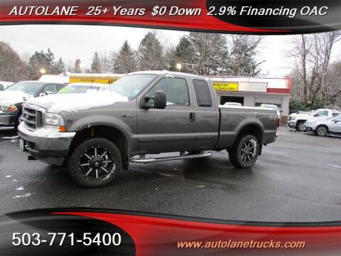 2002 Ford F-250 Super Duty for sale at Auto Lane in Portland OR