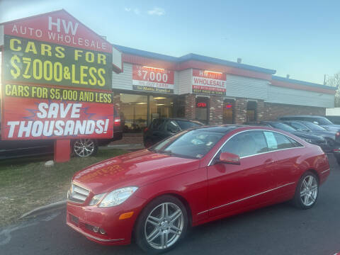2010 Mercedes-Benz E-Class for sale at HW Auto Wholesale in Norfolk VA