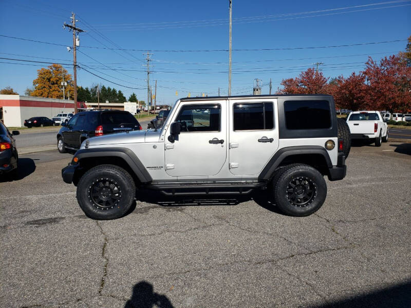 2012 Jeep Wrangler Unlimited for sale at 4M Auto Sales | 828-327-6688 | 4Mautos.com in Hickory NC